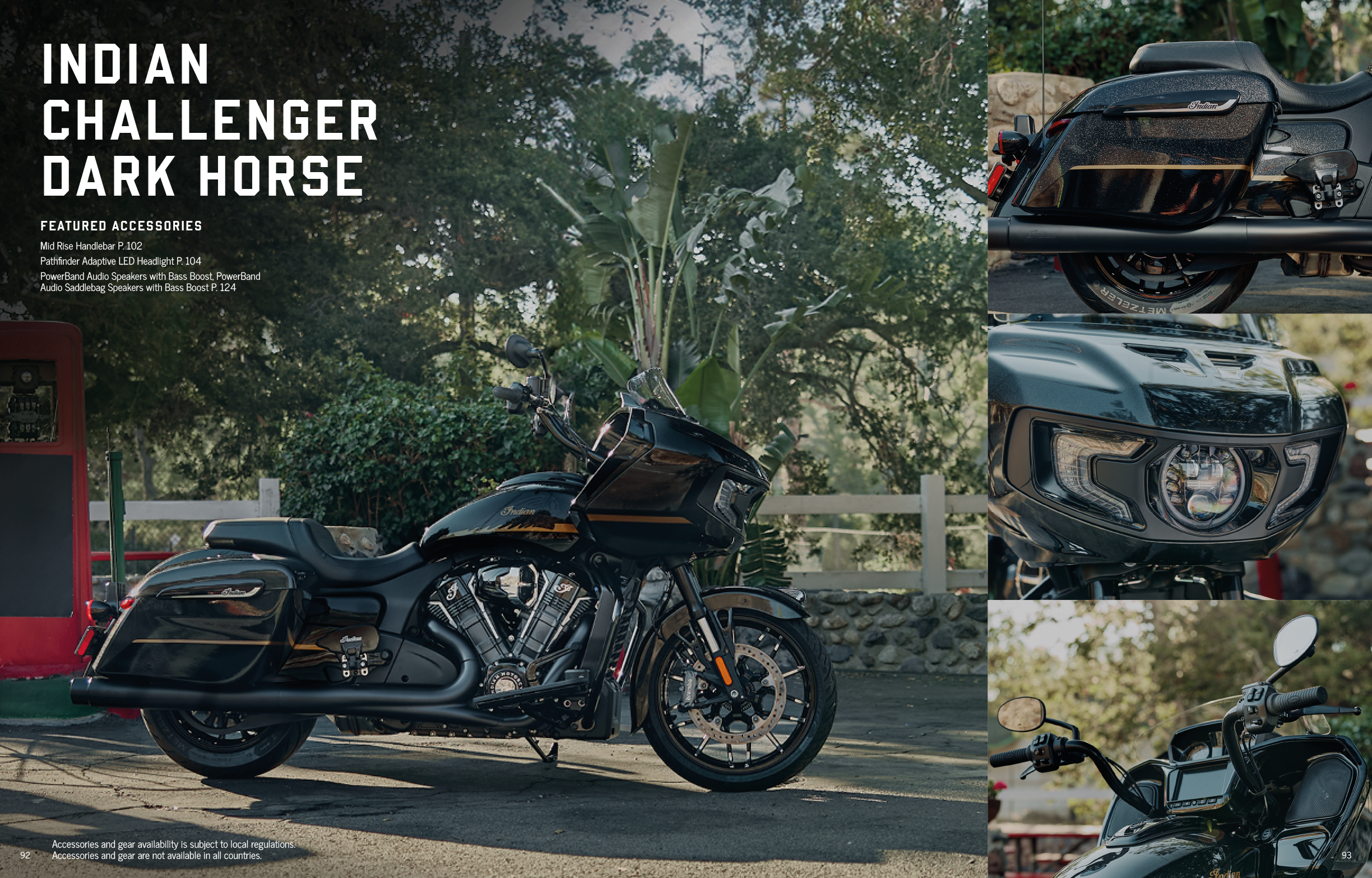 A magazine ad featuring a black motorcycle with a sidecar. AI generated content
